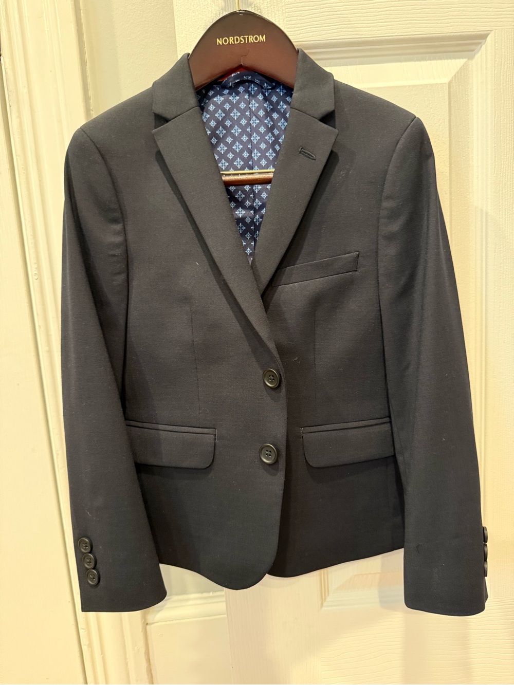TALLIA Navy Two-Button Kids Blazer
